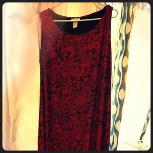 Catherine’s red lace dress